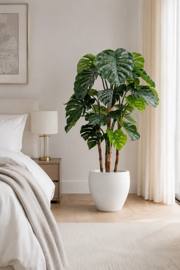 Image of Artificial Monstera in Easington Pot - 165cm