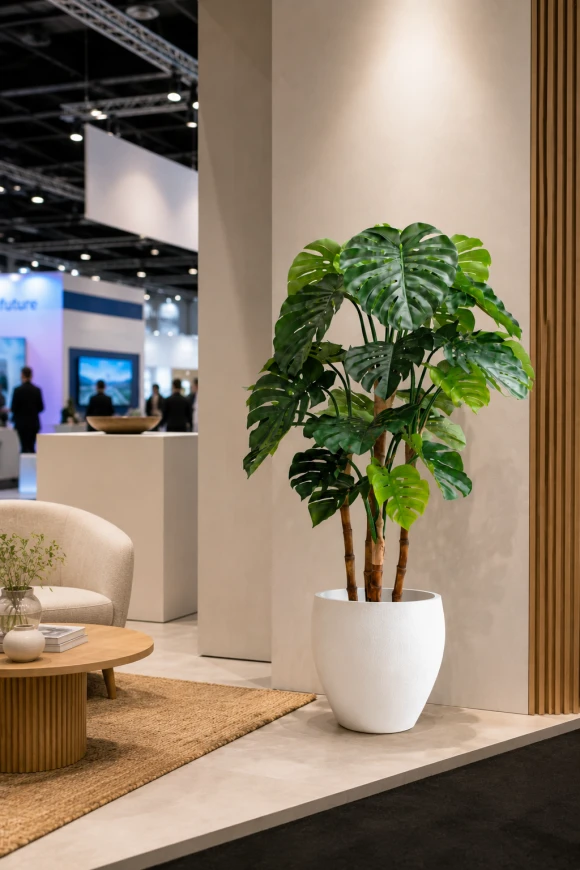 Image of Artificial Monstera in Easington Pot - 165cm