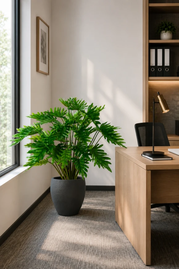 Image of Artificial Philodendron in Easington Pot - 75cm