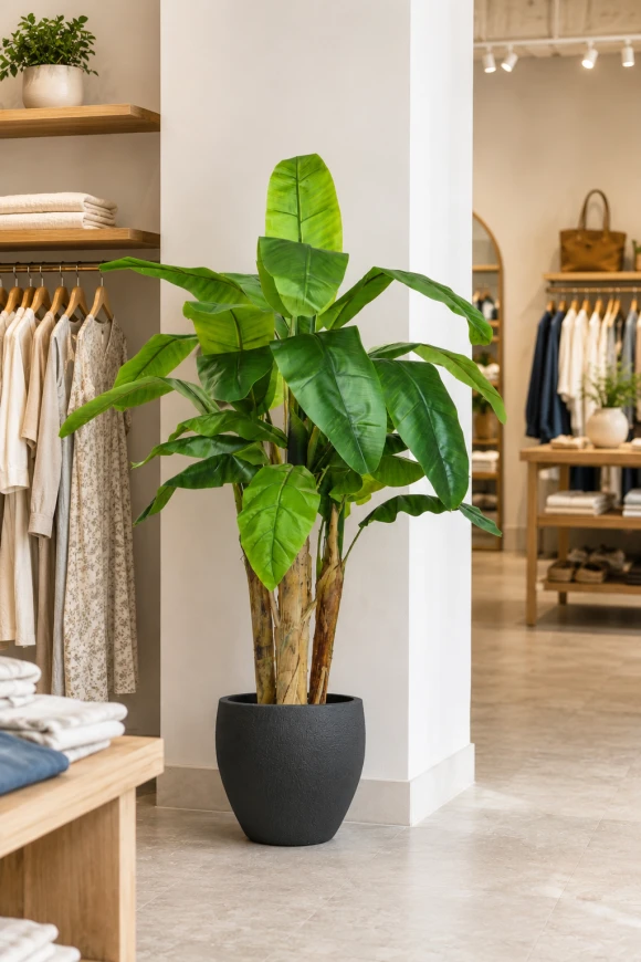 Image of Artificial Banana Tree in Easington Pot - 140cm