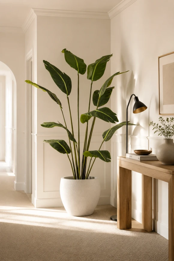 Image of Artificial Traveller Palm in Easington Pot - 210cm