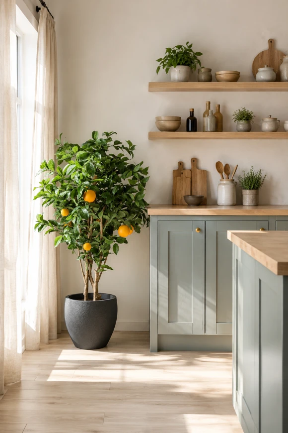 Image of Artificial Orange Tree in Easington Pot - 150cm