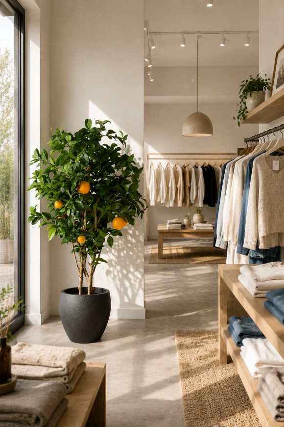 Image of Artificial Orange Tree in Easington Pot - 150cm