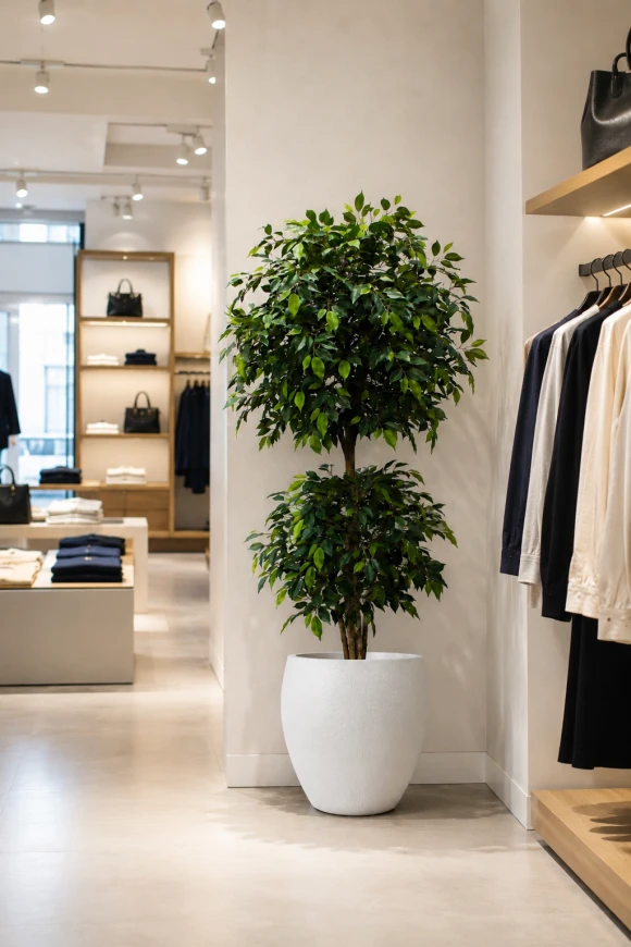 Image of Artificial Ficus Liana in Easington Pot - 185cm