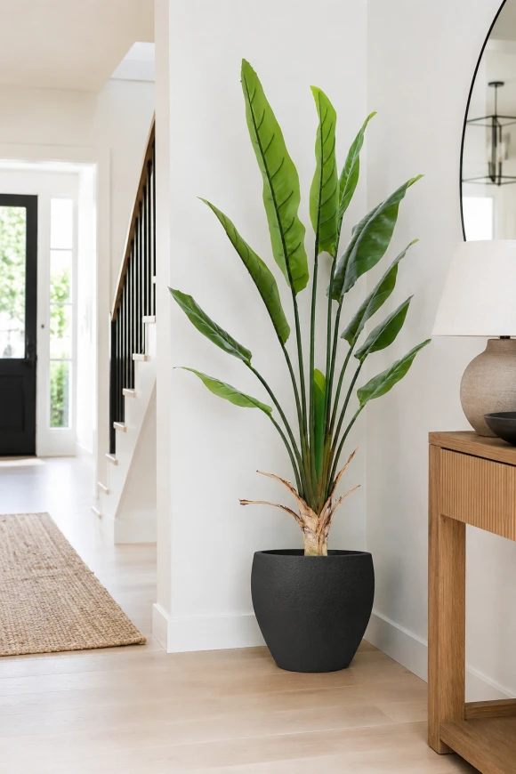 Image of Artificial Traveller Palm in Easington Pot - 150cm
