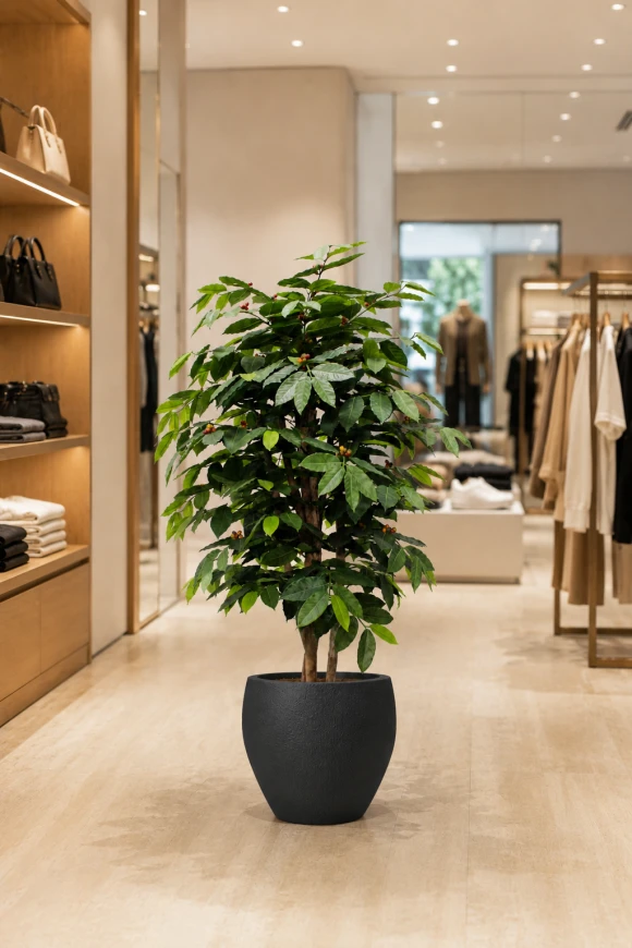 Image of Artificial Coffee Tree in Easington Pot - 150cm