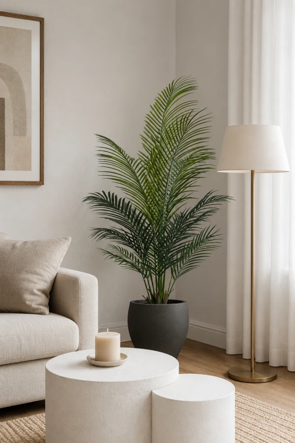 Image of Artificial Areca Palm in Easington Pot - 120cm