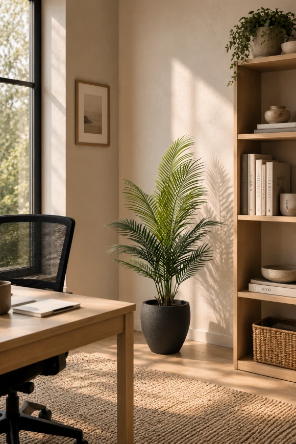 Image of Artificial Areca Palm in Easington Pot - 120cm