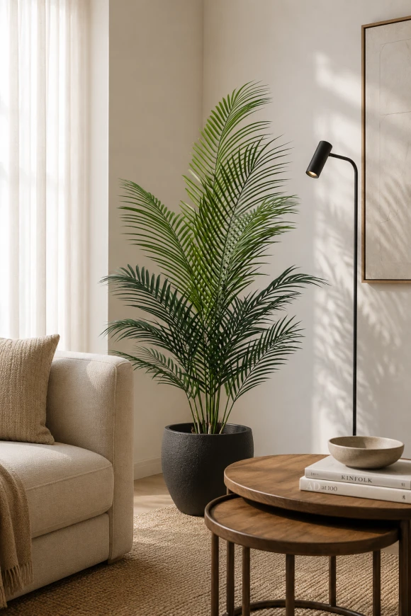 Image of Artificial Areca Palm in Easington Pot - 170cm