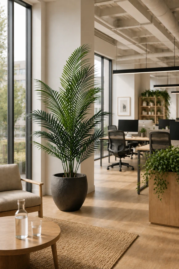 Image of Artificial Areca Palm in Easington Pot - 170cm