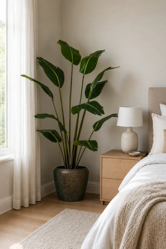 Image of Artificial Bird of Paradise in Earle Dumpy Pot - 180cm