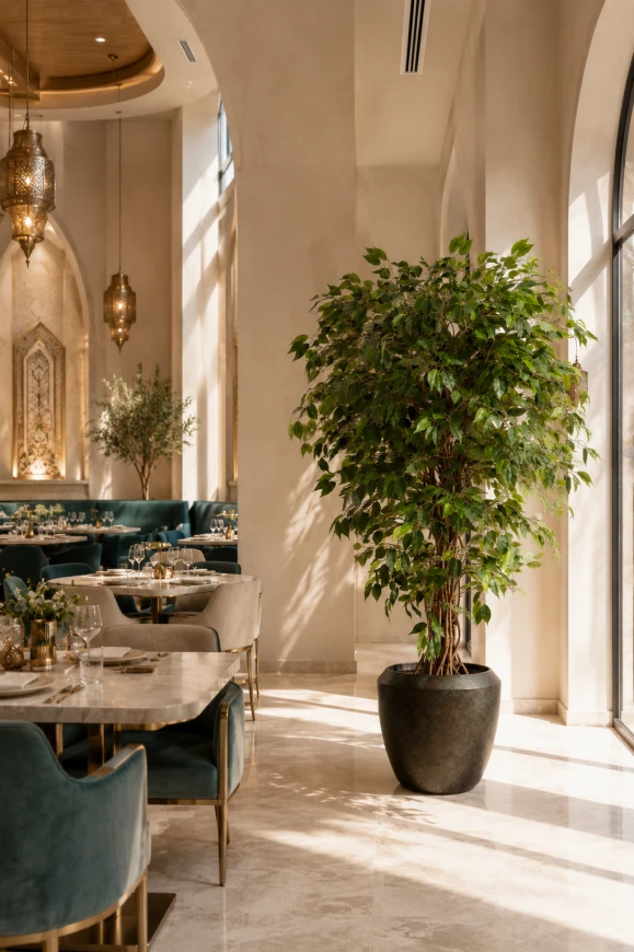 Image of Artificial Ficus Liana in Earle Dumpy Pot - 150cm