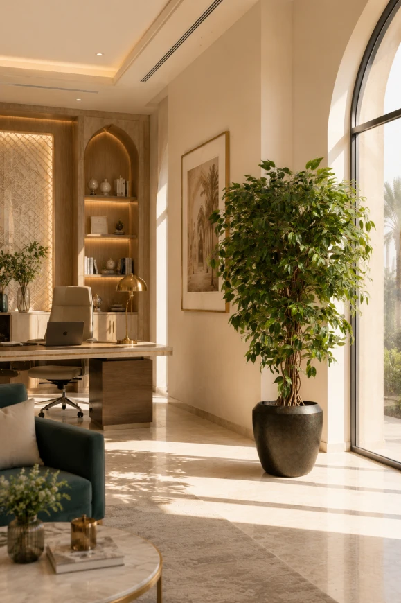 Image of Artificial Ficus Liana in Earle Dumpy Pot - 150cm