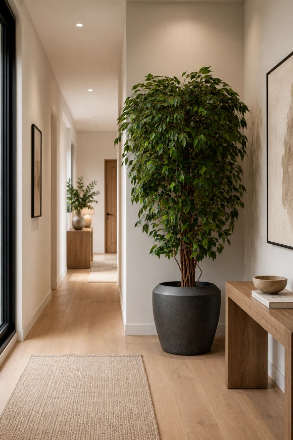 Image of Artificial Ficus Liana in Earle Dumpy Pot - 180cm