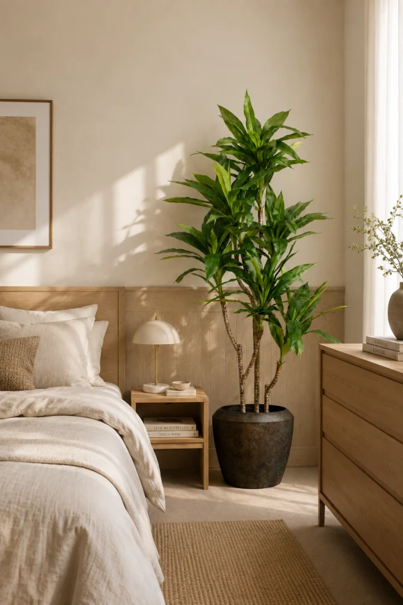 Image of Artificial Cordyline in Earle Dumpy Pot - 150cm