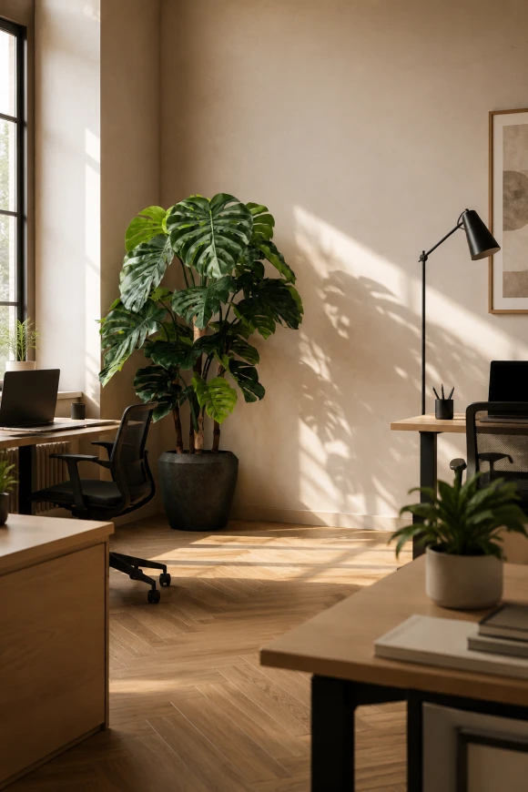 Image of Artificial Monstera in Earle Dumpy Pot - 165cm