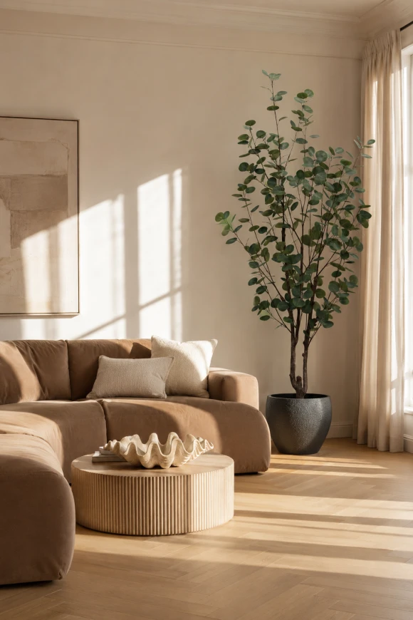 Image of Artificial Eucalyptus Tree in Easington Pot - 180cm