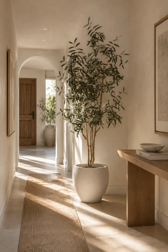Image of Artificial Olive Tree in Easington Pot - 210cm