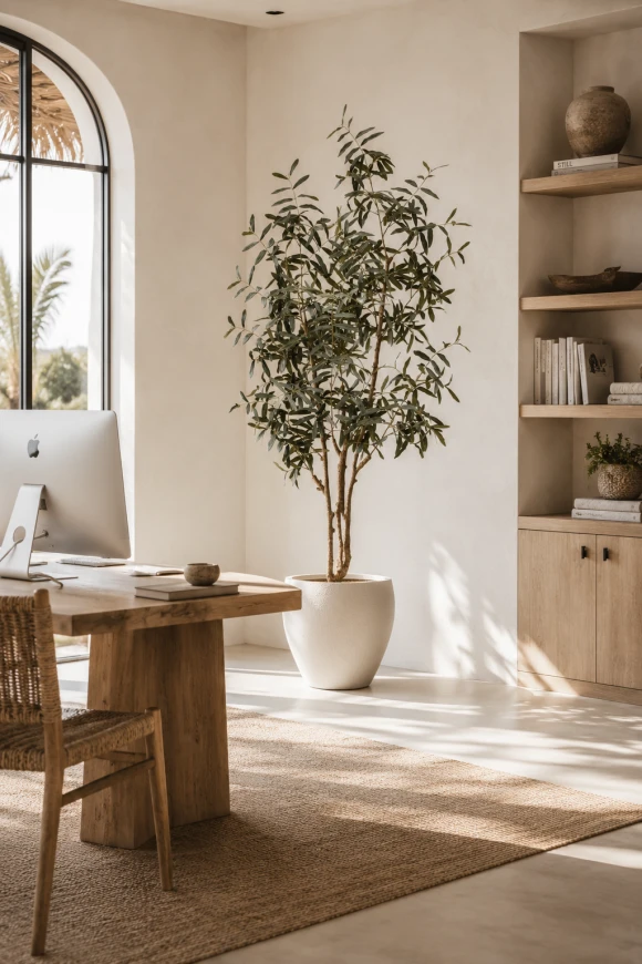 Image of Artificial Olive Tree in Easington Pot - 210cm