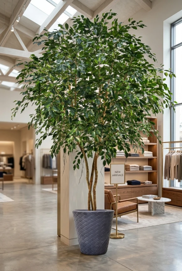 Image of Artificial Ficus Tree on Natural Multi Stems - 400cm