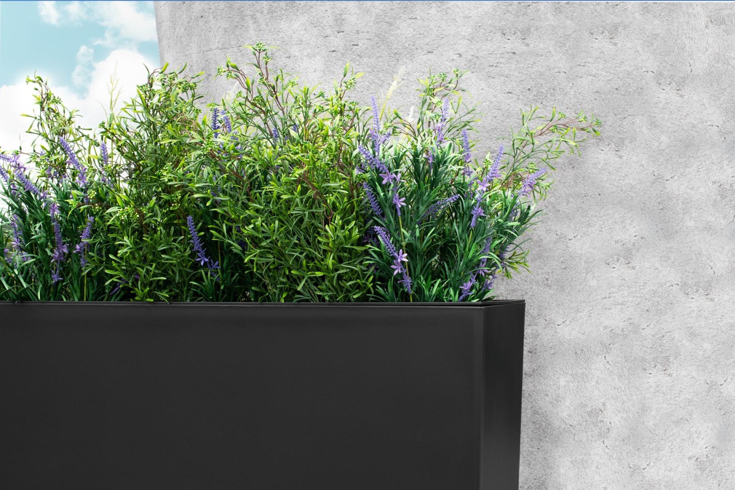 realistic artificial leaves basking in bright sunlight